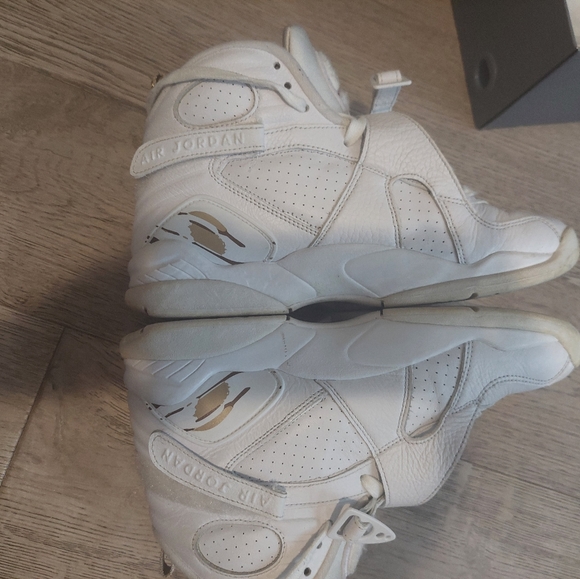 Jordan 8 Retro OVO White Size 9 - Picture 4 of 6